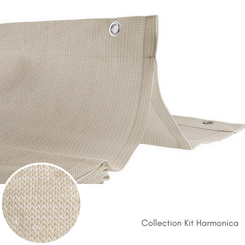 Toile Coulissante avec Kit fixations et poulies