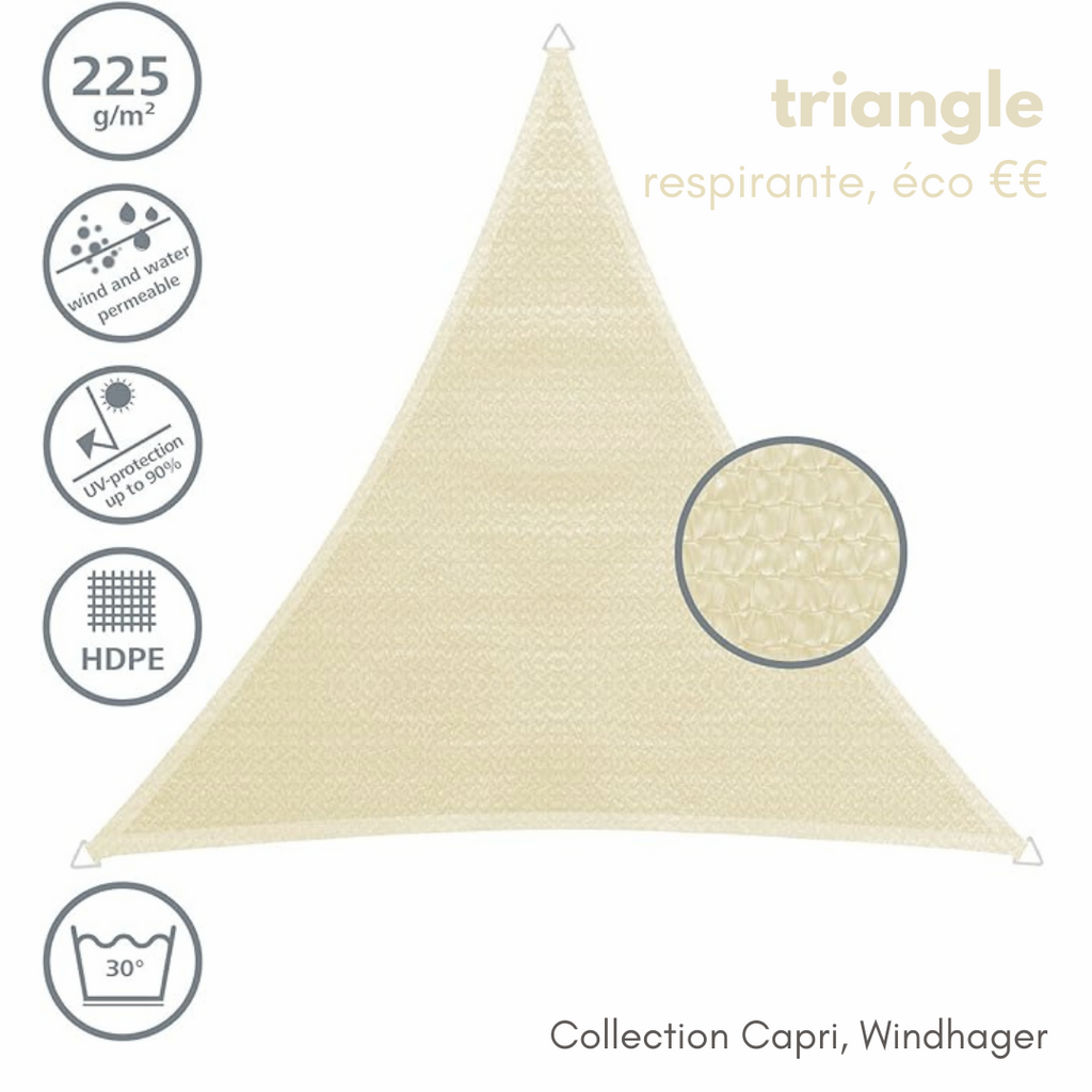 Triangle Breathable Shade Sail 